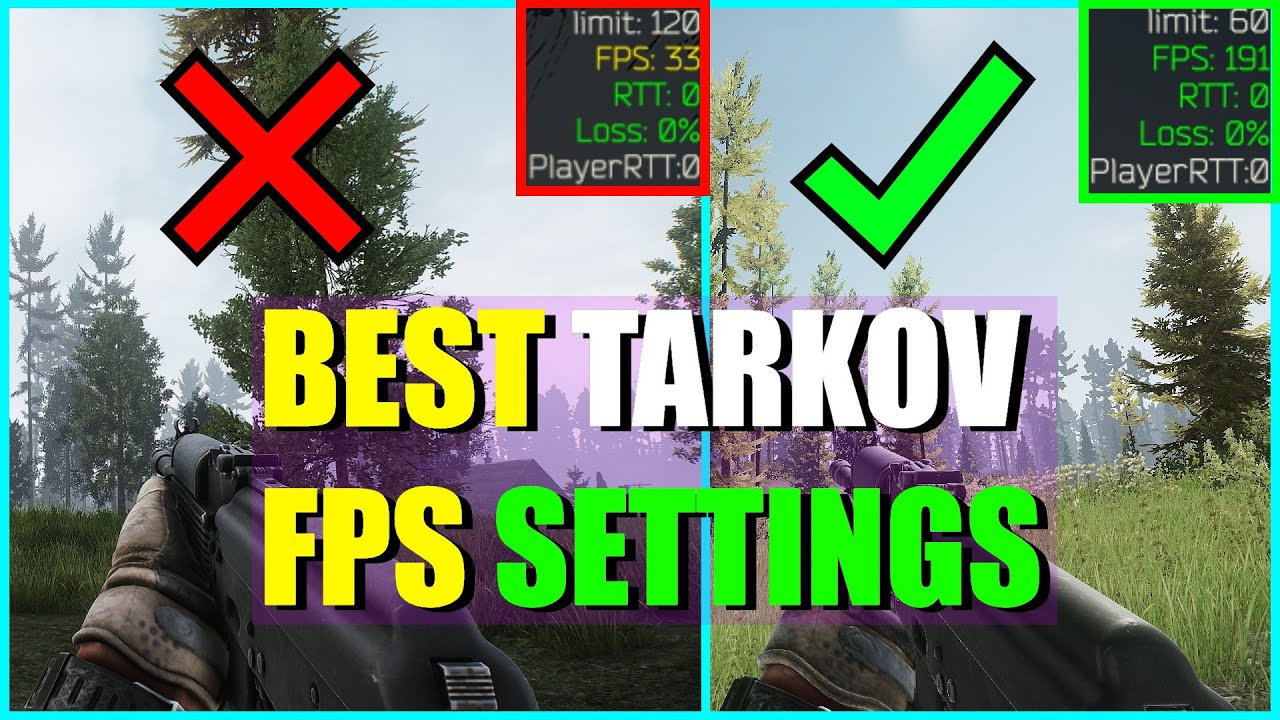 How to BOOST FPS in Escape from Tarkov! Uncap FPS + BEST SETTINGS for