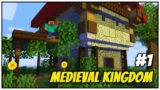 How to Build a Starter House | Medieval Kingdom #1 (Minecraft Timelapse)