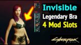 How to Get Legendary Bra 4 Slots in Cyberpunk 2077: Invisible Tank Top and Armorweave Rocker Bra