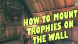 How to Mount Trophies on the wall in Valheim | How do you put things on the wall in Valheim