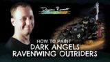 How to Paint: Dark Angels Ravenwing Outrider.