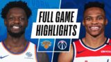 KNICKS at WIZARDS | FULL GAME HIGHLIGHTS | February 12, 2021