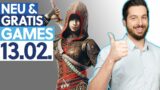 KOSTENLOS Assassin's Creed & drei weitere Spiele – Neu & Gratis-Games