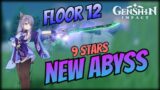 Keqing/Ningguang NEW Abyss Floor 12 Full Clear | Genshin Impact 1.3