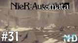 Let's Play Nier Automata [9S] (pt31) Underground Robot Colony (Android boss, Adam)