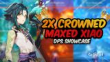 MAXED C0 XIAO DESTROYING BOSSES IN SECONDS! Crowned Lvl 90 Xiao DPS Showcase | Genshin Impact