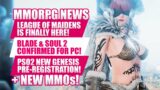 MMORPG News: League of Maidens is Here! Blade & Soul 2 PC Confirmed! PSO2 New Genesis