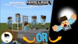 Minecraft BE UNDER OVER DOOR TRAP!!! (PE/Xbox/PS5/Windows10/Switch)