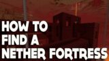 Minecraft #shorts :: How to FIND A NETHER FORTRESS in 1.16.3