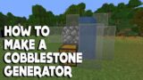 Minecraft #shorts :: How to Make a COBBLESTONE Generator in 1.16.3