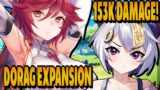 NEW DORAG EXPANSION | 153K QIQI DAMAGE! | SIMPING FOR XIAO | GENSHIN IMPACT FUNNY MOMENTS PART 118