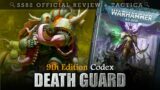 *NEW* Death Guard Chaos Space Marines Codex Warhammer 40K 9th Edition SS82 OFFICIAL REVIEW & TACTICA
