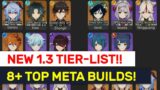 NEW Patch 1.3 META Tier-Lists! 8+ New Builds & Combos! | Genshin Impact