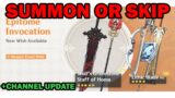 NEW WEAPON BANNER DISCUSSION + CHANNEL UPDATE | GENSHIN IMPACT