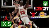 NEXT GEN NBA 2K21 XBOX Series X Bulls vs Lakers Gameplay!