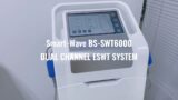 Newest Dual Channel Smart-Wave BS-SWT6000 Excorporeal Shock Wave Therapy System