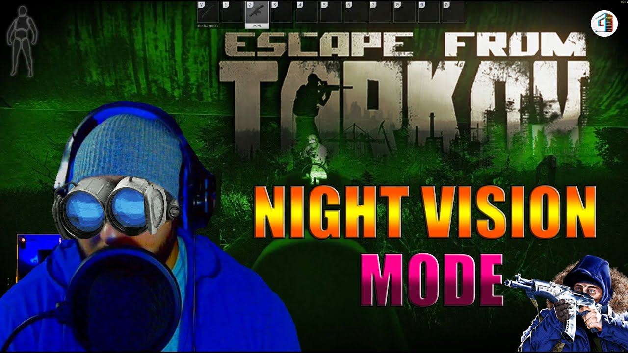 Night Vision Mode in Customs| Escape From Tarkov - Game videos