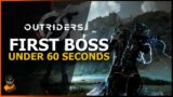 Outriders Demo Boss Gauss Killed in under 60 seconds!