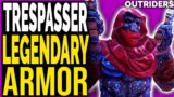 Outriders LEGENDARY ARMOR TRESPASSERS TRICKSTER Legendary Gear Outriders Trespasser’s Armor