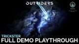 Outriders – Trickster Full Demo Playthrough & All Side Quests