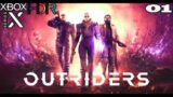 Outriders part 1 [xbox series x]full game walkthrough HDR mode