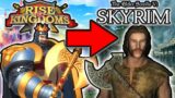 PLAYING AS RICHARD… IN SKYRIM?! | Rise of Kingdoms Richard in Elder Scrolls Skyrim Let's Play Ep 1