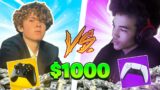 PS5 vs XBOX Series X Controller in $1,000 Fortnite Tournament!