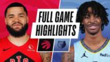 RAPTORS at GRIZZLIES | FULL GAME HIGHLIGHTS | February 8, 2021