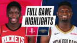 ROCKETS at PELICANS | FULL GAME HIGHLIGHTS | January 30, 2021