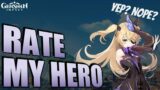 Rate my hero Episode 1 – Genshin Impact