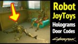 Robot JoyToys in Cyberpunk 2077: Door Codes and Hidden Rooms (Dancing Militech Robot)