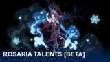 Rosaria Talents & Early Thoughts [Beta Feb 3] | Genshin Impact