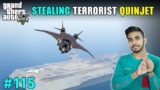 STEALING QUINJET FROM TERRORIST'S AIRCRAFT CARRIER | GTA V GAMEPLAY #115