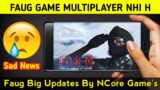 Sad News |Faug Game Multiplayer | ,No Weapons,Faug New Trailer | Faug launch date ,Faug release date