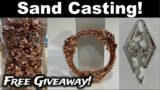 Sand Casting Elder Scrolls Designs In Copper & Silver! Free Giveaway!