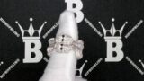 Skull & Bones Baguette Iced Out Eternity Hip Hop Ring | Bling Bling Jewelry