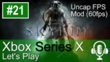 Skyrim Xbox Series X Gameplay (Let's Play #21) – Uncap Mod 60FPS