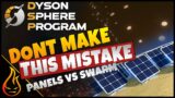 Solar Panels Vs Dyson Swarm Dyson Sphere Program