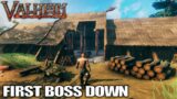 Survival, Open World RPG, First BOSS DOWN! | Valheim Gameplay | E01