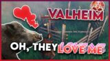Taming In This Game Is UNEXPECTEDLY Fun [how to tame Boars in Valheim]