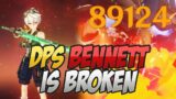The MOST BROKEN Support In The GAME! DPS Bennett Showcase! Genshin Impact