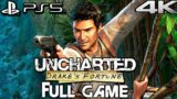 UNCHARTED 1 PS5 REMASTERED Gameplay Walkthrough FULL GAME (4K 60FPS)
