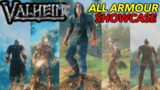 VALHEIM Every Armour Showcase! Fully Upgraded! Drakes Helm! – How People Have The Odin Cape/Hood!