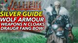VALHEIM – How To Get Silver! Craft Silver Weapons / Wolf Armour Set And Draugr Fang OP Bow!