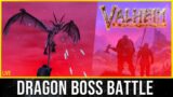 VALHEIM Killing The Dragon Boss Moder! – (4th Boss Fight & Mountain Gameplay)