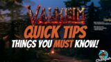 VALHEIM – Things you NEED to know – Top Tips