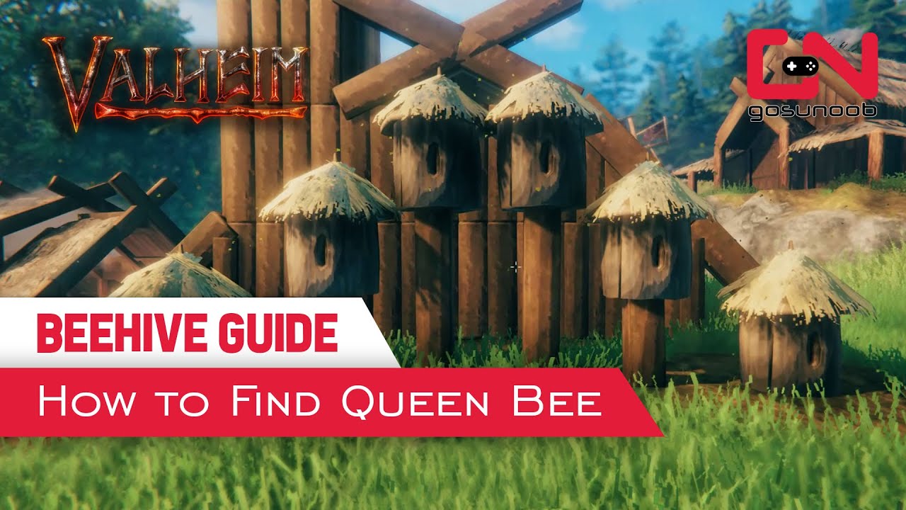 Valheim How to Find Queen Bee & Get Honey - Beehive Guide - Game videos