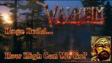 Valheim, building a huge monster of a building, no plans..just ambition. #valheim #how to #bad