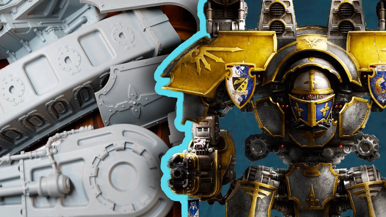 WARLORD TITAN unboxing the BIGGEST Warhammer model ever Game videos