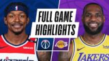 WIZARDS at LAKERS | FULL GAME HIGHLIGHTS | February 22, 2021